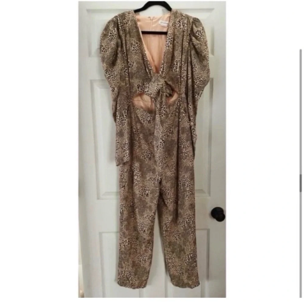 REVOLVE Lovers + Friends Cheetah Print Jumpsuit - Picture 6 of 9